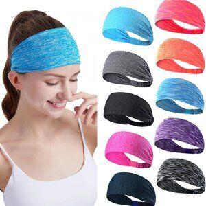 Workout Headbands for Women Sports Sweatbands Yoga Hairbands for Fitness Elastic